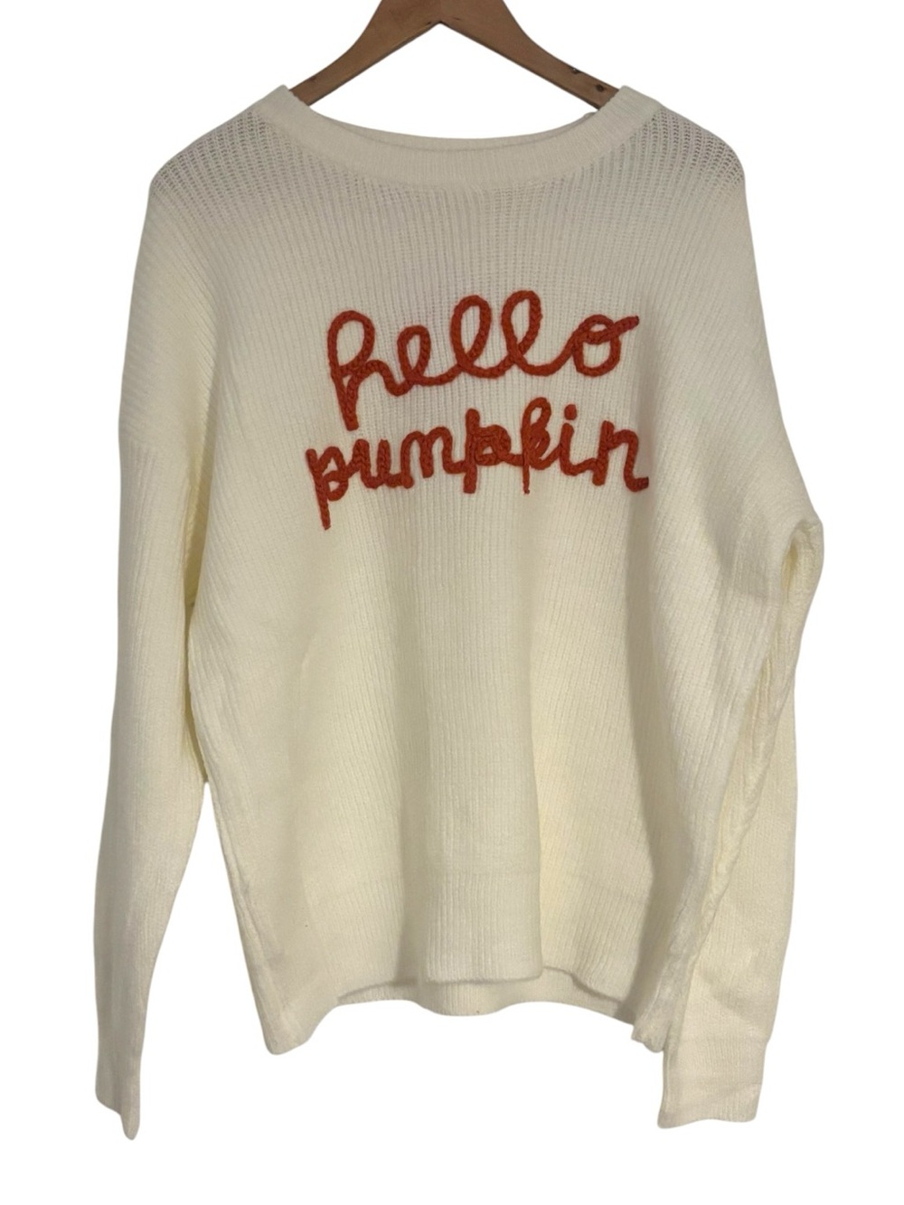 Main Strip Hello Pumpkin Oversized Sweater - Picture 2 of 4